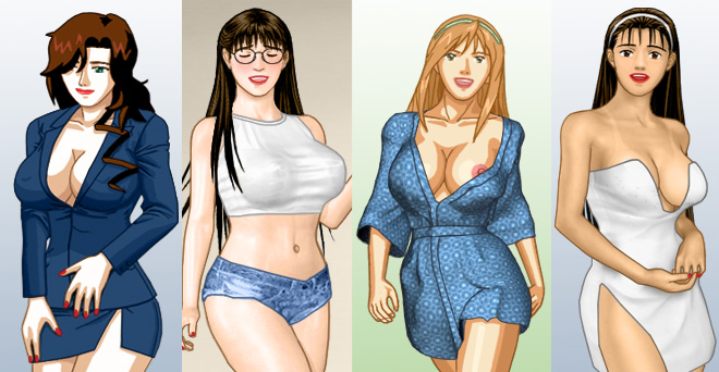 The four women of the Plummer and Pestridge households