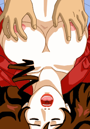 G: Suzanne on her back while Alan plays with her tits