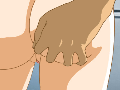 G: Alan grabbing Susan's bare ass cheek