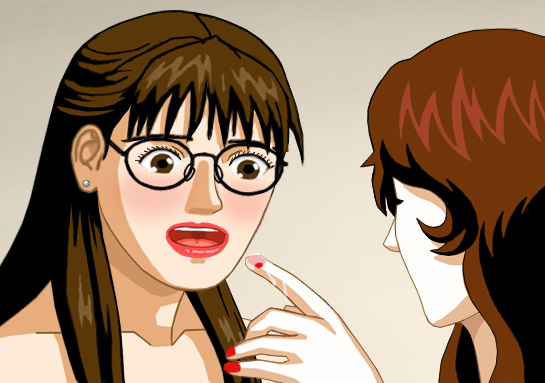 Suzanne talking to Susan