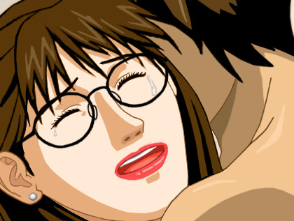 Susan crying in Alan's embrace